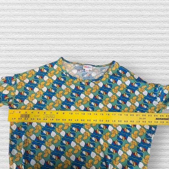 NWT Womens Lularoe Disney Donald Duck Sz Small Irma.Tag Is Small, But Fits Loose - Picture 4 of 15